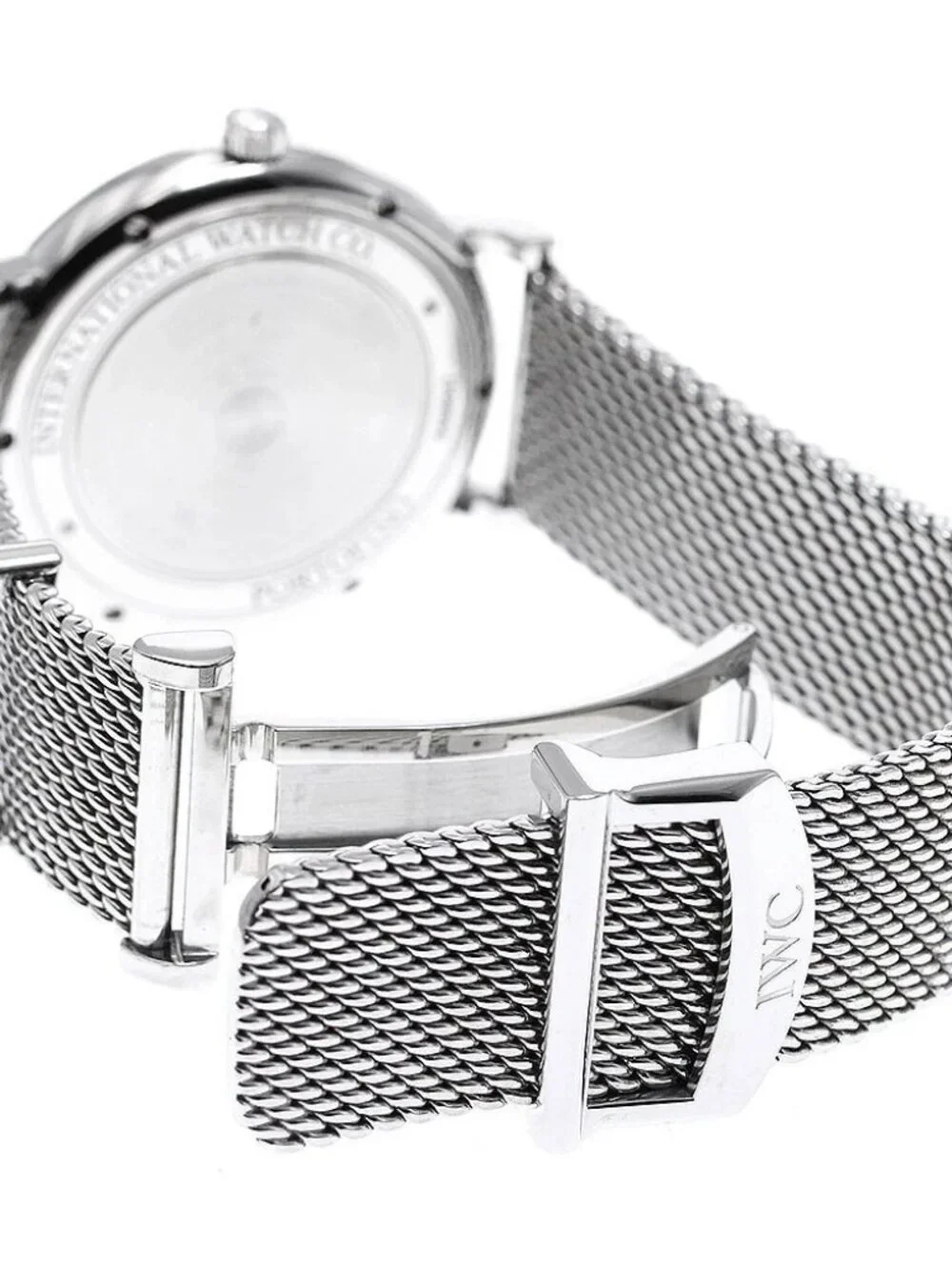 IWC SCHAFFHAUSEN Portofino IW356506 Date Black Dial Automatic Men's Watch_968418